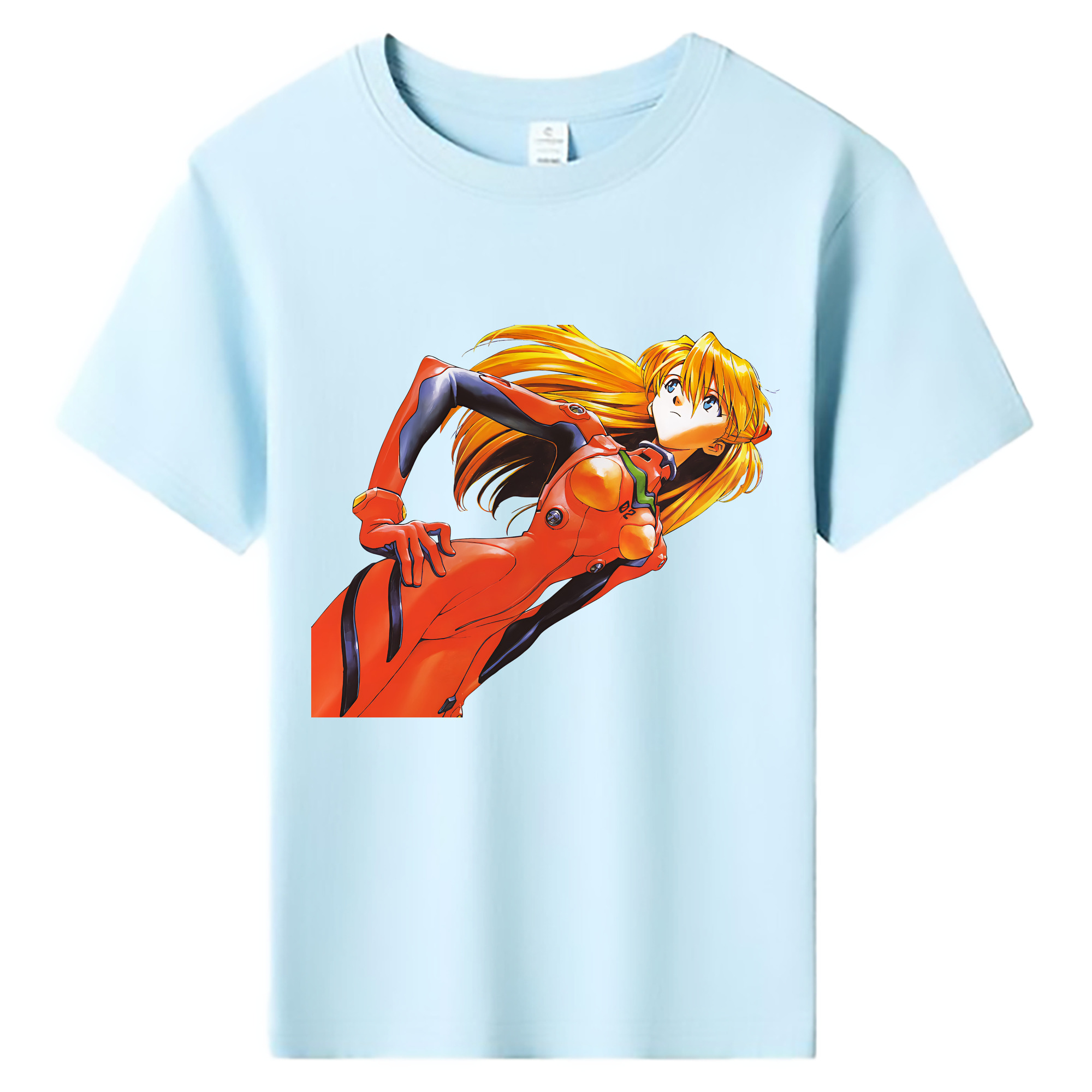 （画像用） EVA 新世紀エヴァンゲリオン 綿100％キッズTシャツ（フロントプリント）